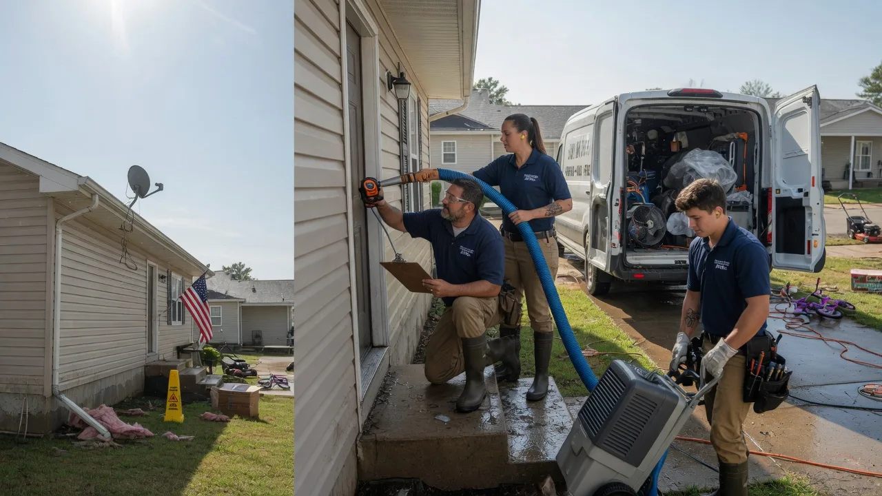 Ceiling Water Damage Restoration in Columbus, IN near me